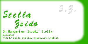 stella zsido business card